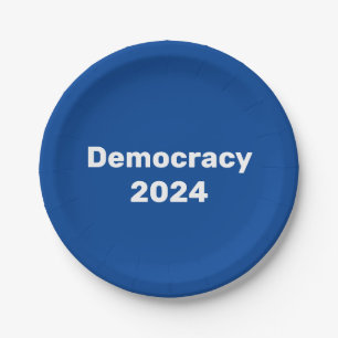 Assiettes En Carton Élection présidentielle de 2024 pour la démocratie