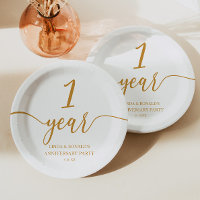 Elégant Champagne 1er anniversaire Mariage