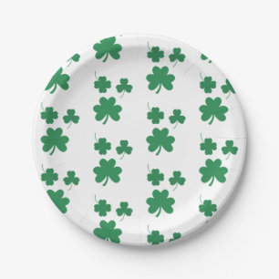 Assiettes En Carton Elégant Et Chic St patrick jour Fête Favoriser