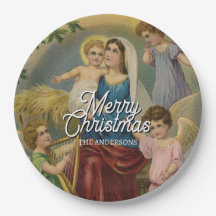 Elégant Joyeux Noël Nativité Design