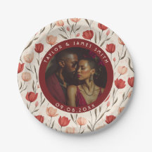 Élégantes Plaques Tulip Pour Les Clients Mariages