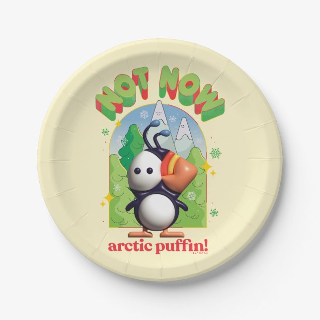 Assiettes En Carton Elf the Movie | Pas maintenant Arctic Puffin! (Devant)