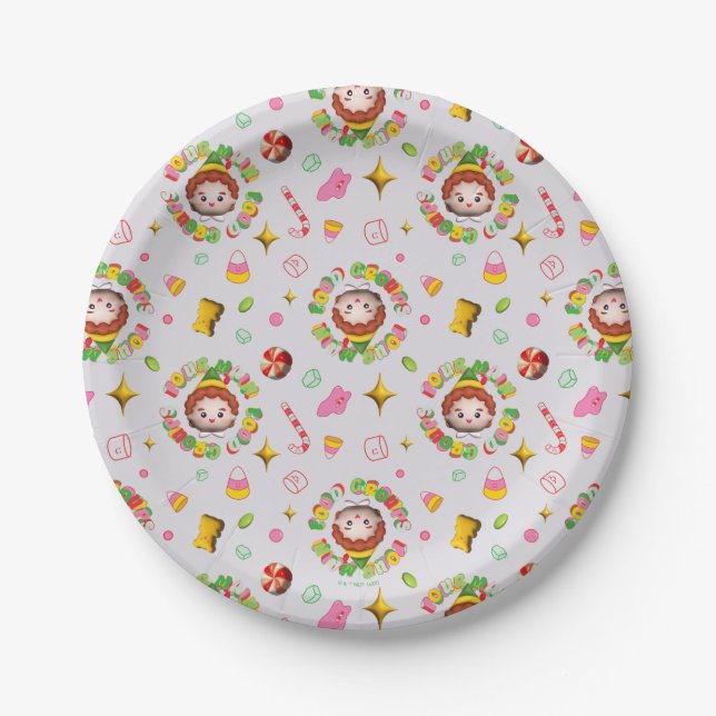 Assiettes En Carton Elf the Movie | Quatre grands groupes alimentaires (Devant)