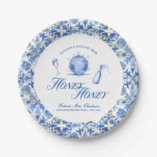 Assiettes En Carton Elle A Trouvé Son Honey Honey Blue Greece Bachelor