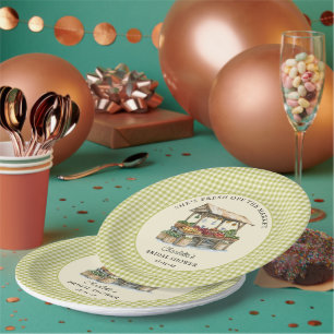 Assiettes En Carton Elle n'a plus la Fête des mariées du marché