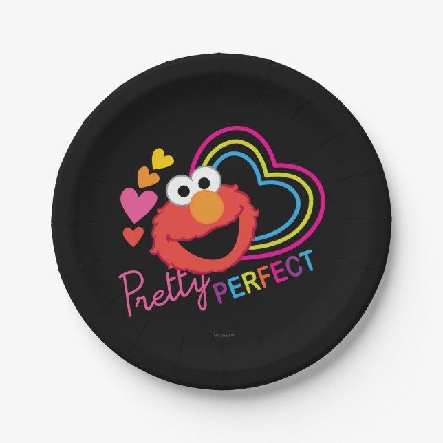 Assiettes En Carton Elmo Plutôt Parfait (Devant)