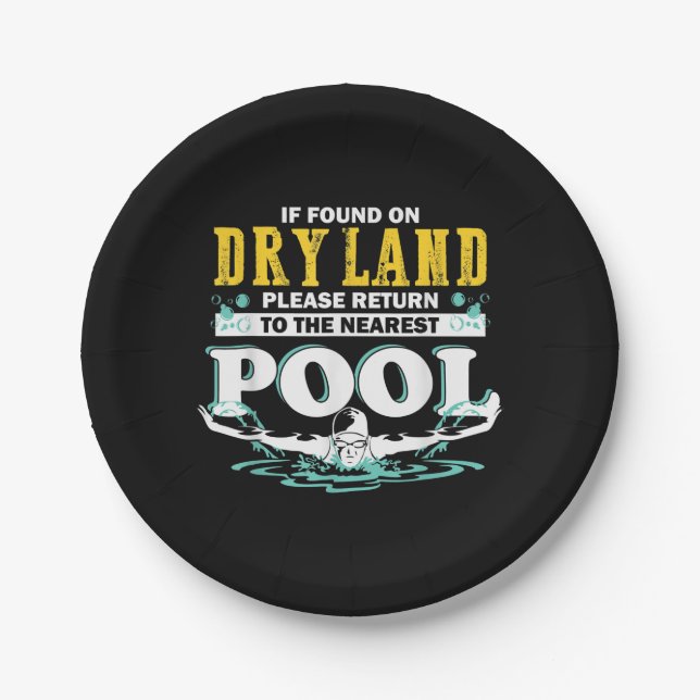 Assiettes En Carton En Terrain Sèche Retour À L'Équipe De Baignade Amu (Devant)