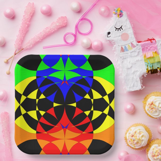 Assiettes En Carton Energize par Kenneth Yoncich (Fête)