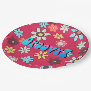 Assiettes En Carton Enfant à fleurs