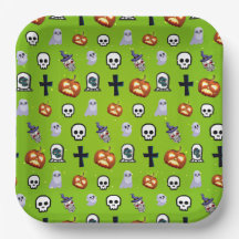 Enfants Cool Halloween Plaques de fête à thème