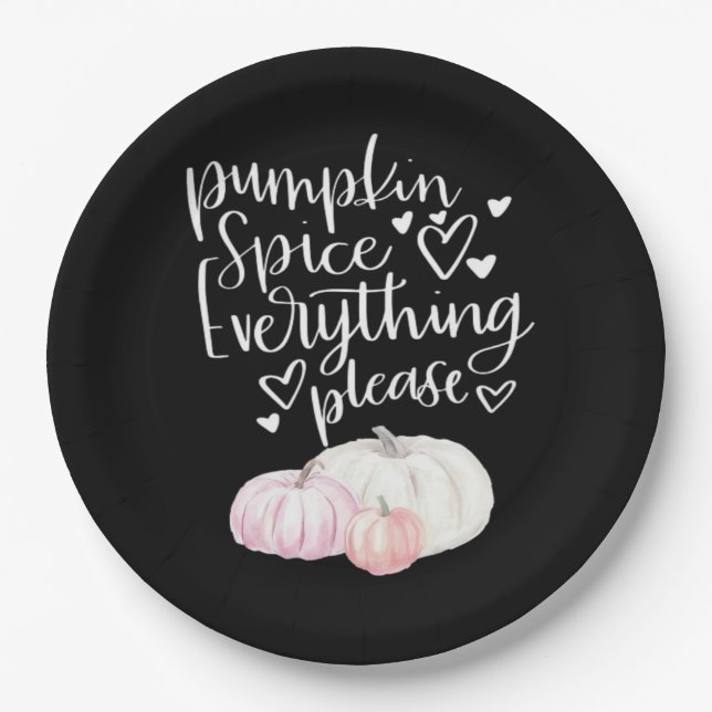 Assiettes En Carton Épice citrouille Tout Sloth Halloween (Devant)