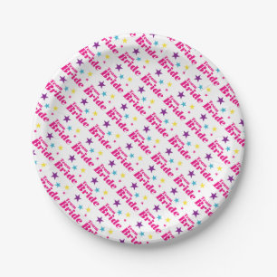 Assiettes En Carton Équipe de mariée