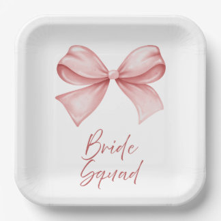 Assiettes En Carton Équipe de mariées
