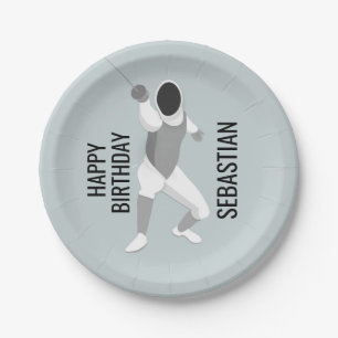 Assiettes En Carton Escrime