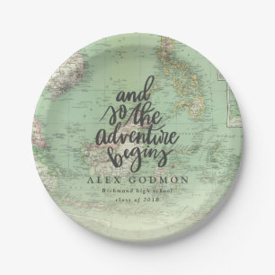 ASSIETTES EN CARTON ET DONC L'AVENTURE COMMENCE