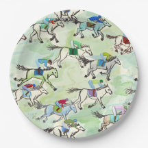 Éteins sur les plaques de papier de course