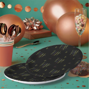 Assiettes En Carton Éthérée Échos Plaques de papier