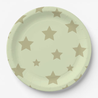 Assiettes En Carton Étoiles brillantes : Une Plaque Papier Stellaire