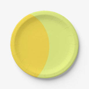 Assiettes En Carton Etonnant Jaune