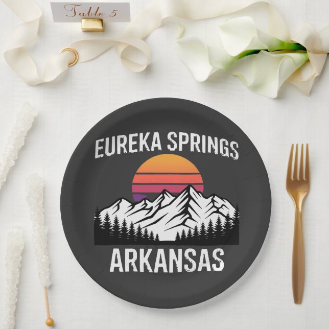 Assiettes En Carton Eureka Springs (Mariage)