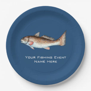 Assiettes En Carton Événement de pêche de rougets communs