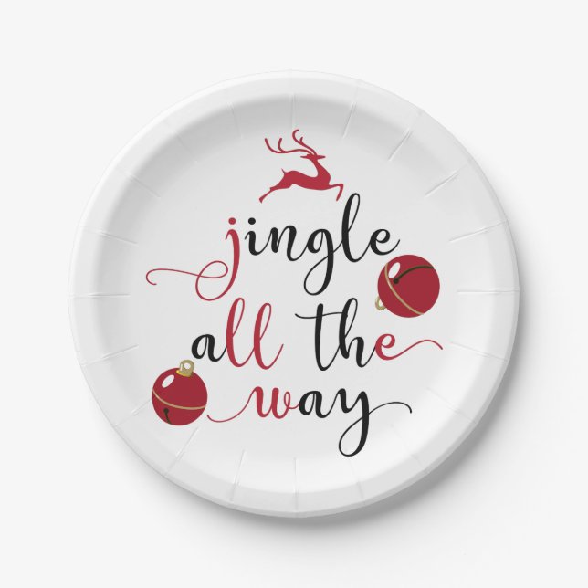 Assiettes En Carton faire du jingle (Devant)
