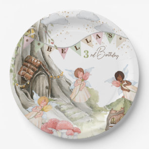 Assiettes En Carton Fairy Birday