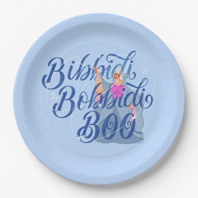 Assiettes En Carton Fairy Godmother - Bibbidi Bobbidi Boo (Devant)