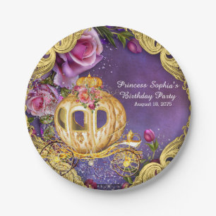 Assiettes En Carton Fairy Tale Princess