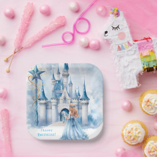 Assiettes En Carton Fairy Tale Princess Castle Girl Birthday Party