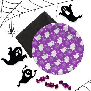 Assiettes En Carton Fantômes mignons Araignées Spider Webs Hallowe