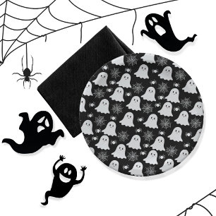 Assiettes En Carton Fantômes mignons   Araignées   Spider Webs Hallowe