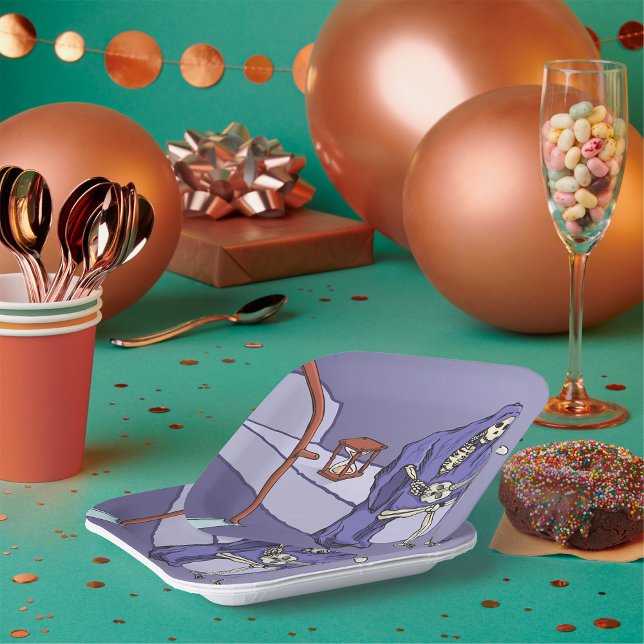 Assiettes En Carton Faucheuse (Créateur téléchargé)