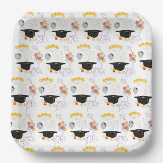 Assiettes En Carton Félicitations Grad