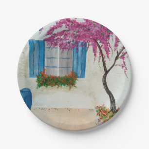 Assiettes En Carton Fenêtre grecque