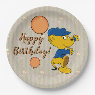 Assiettes En Carton Ferald Anniversaire optimiste