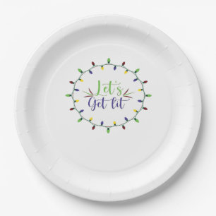Assiettes En Carton Festive Festive Festive Lit Funny Christmas Lights
