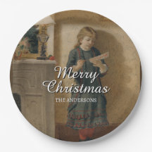 Festive Joyeux Noël enfant scène