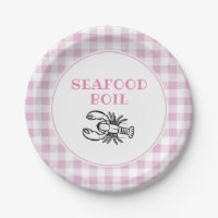 Fête à ébullition de fruits de mer rose