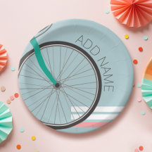 Fête à thème de vélo avec texte personnalisé