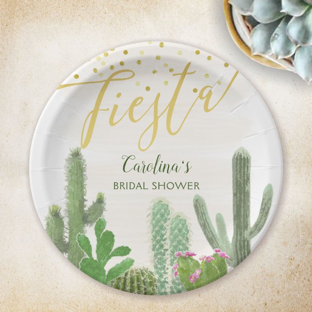 Assiettes En Carton Fête Cactus Taco À Propos de l'Amour Réception de  (Créateur téléchargé)