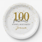 Fête d'anniversaire 100 ans et fabuleuse or noir