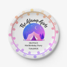 Fête d'anniversaire de camping Glamping pour fille