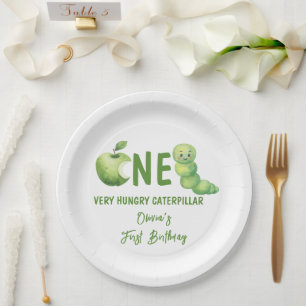 Assiettes En Carton Fête d'anniversaire de la première année d'une che
