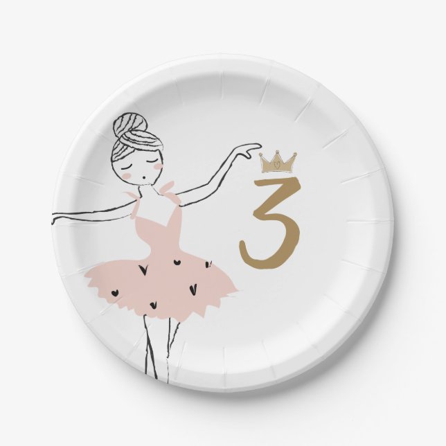 Assiettes En Carton Fête d'anniversaire de l'état du centre (Devant)