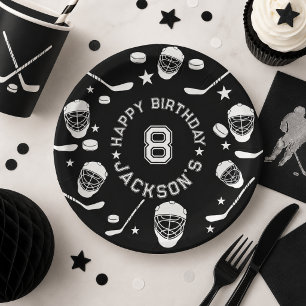 Assiettes En Carton Fête d'anniversaire pour enfants sur le thème de h