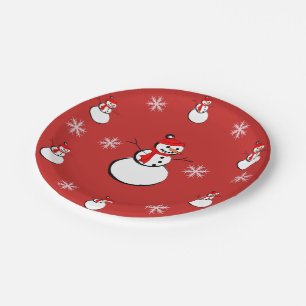 Assiettes En Carton Fête de la collection de Noël Suzanne Elizabeth