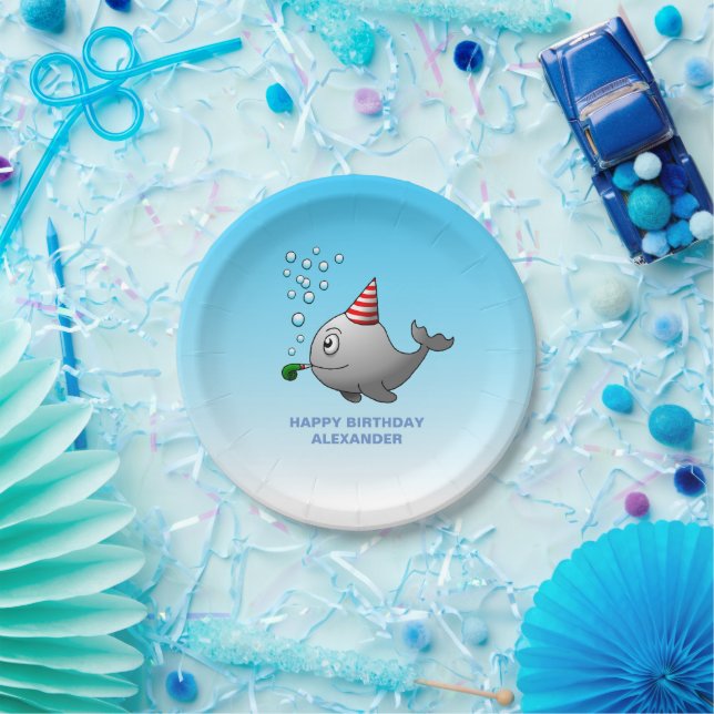 Assiettes En Carton Fête de la piscine (Fête)
