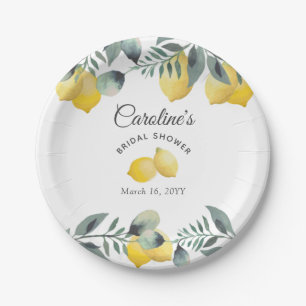 Assiettes En Carton Fête de l'mariée de verdure des Lemons Boho