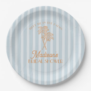 Assiettes En Carton Fête de mariage champêtre pastel de Blue Palm Spri